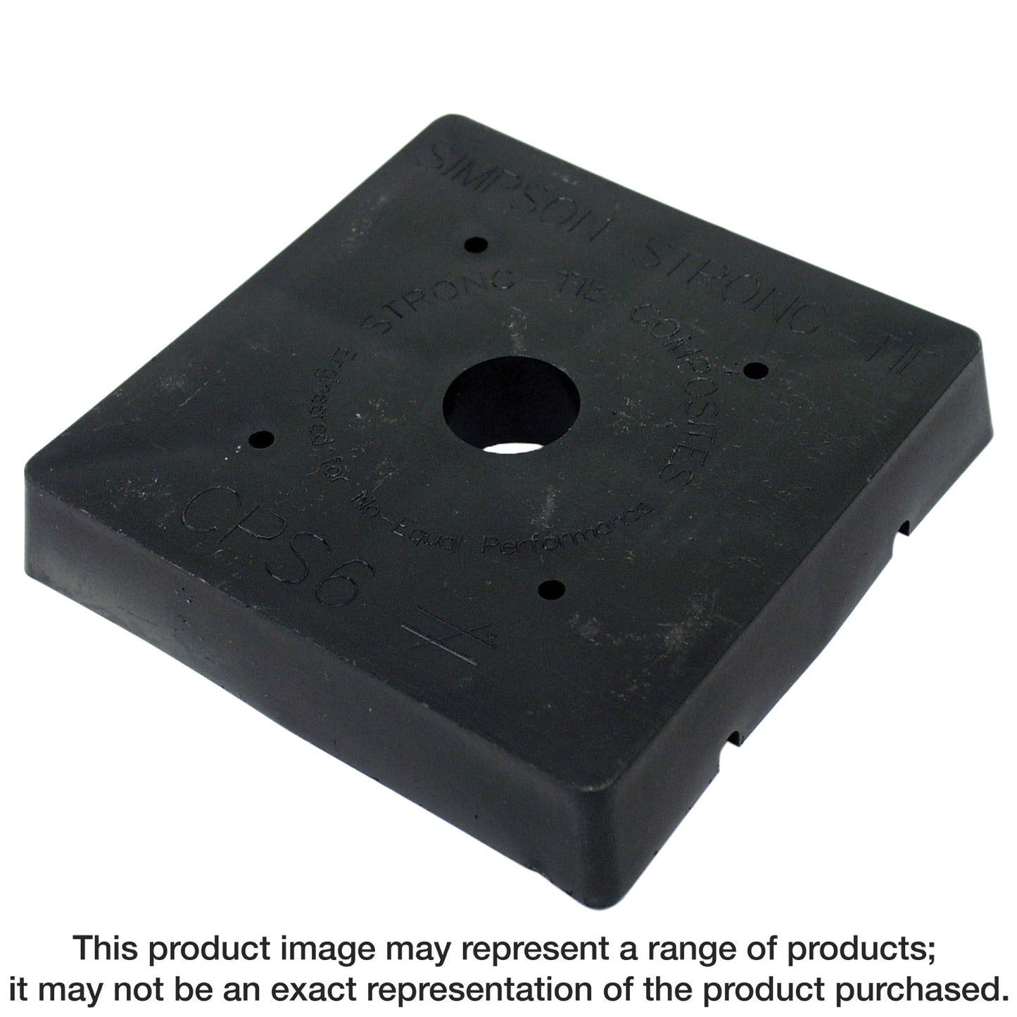 Simpson Strong-Tie CPS6 CPS Composite Plastic Standoff for 6x6 (Pack of 25)