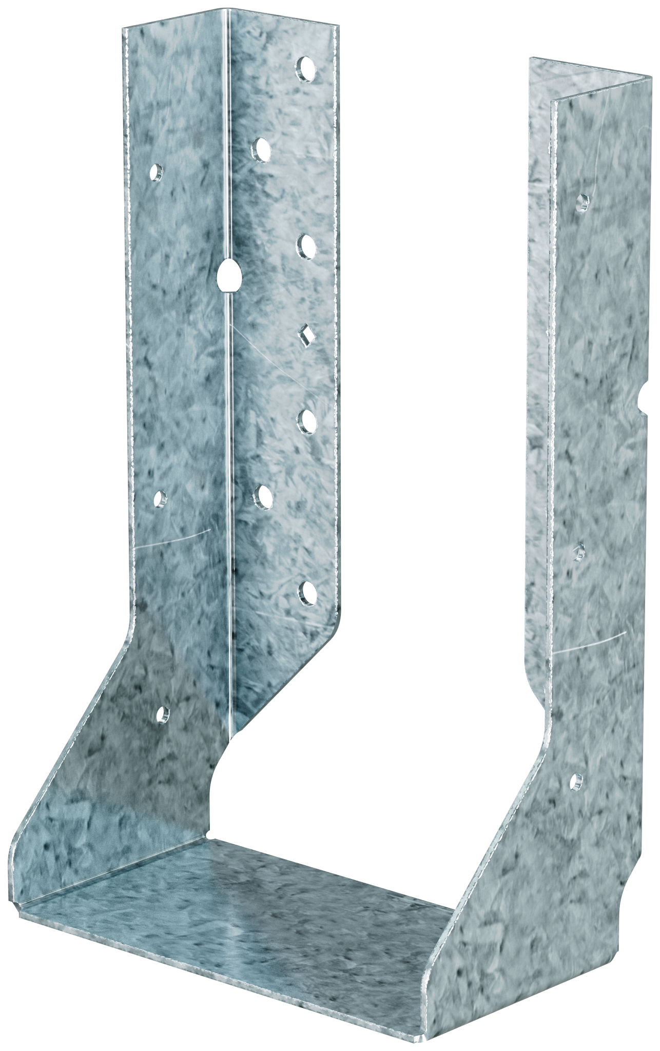 Simpson Strong-Tie HUCQ610Z-SDSG HUCQ ZMAX® Heavy Face-Mount Concealed-Flange Joist Hanger for 6x10 w/ Screws (Pack of 15)