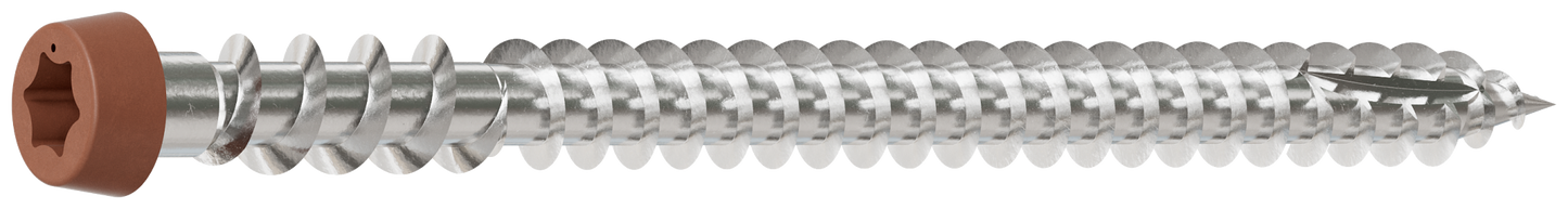 Simpson Strong-Tie DCU234MB316TN03 Deck-Drive™ DCU COMPOSITE Screw — #10 x 2-3/4 in. T20, Type 316, Tan 03 (1750-Qty)