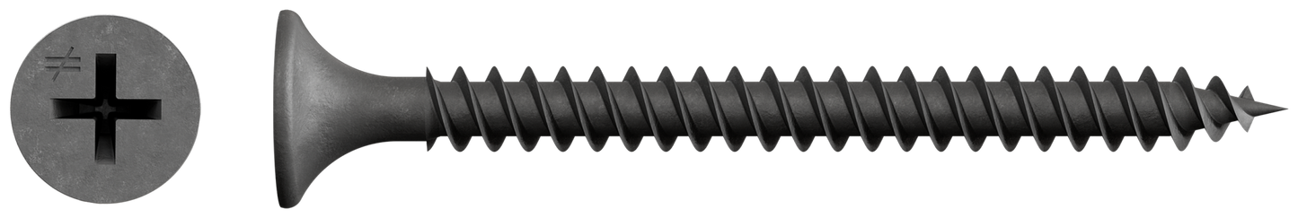 Simpson Strong-Tie DWF158PS DWF Drywall-to-CFS Screw (Collated) — #6 x 1-5/8 in. #2 Phillips Bugle Head (2500-Qty)