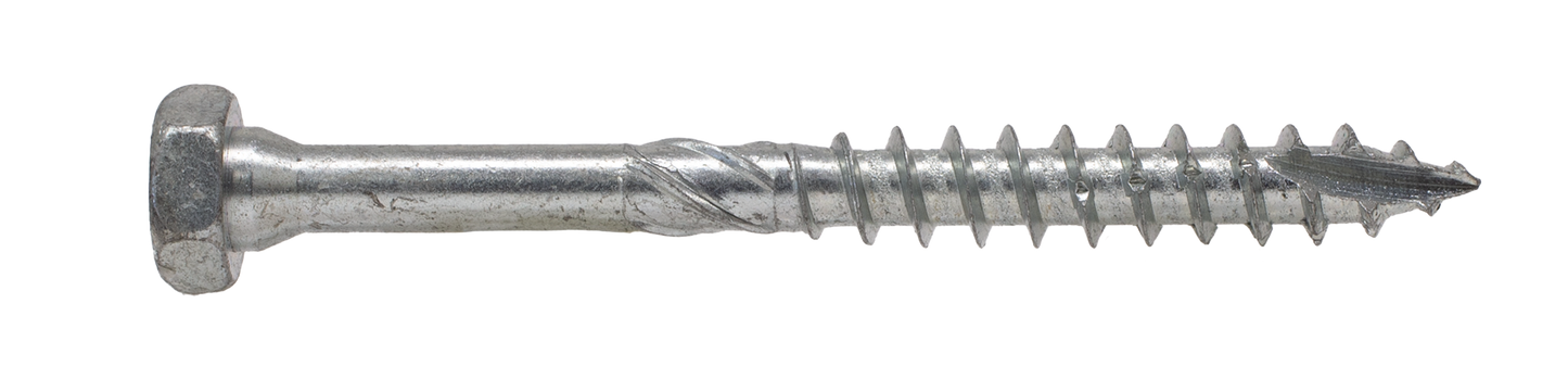 Simpson Strong-Tie SDHR27614-R25 Strong-Drive® SDHR COMBO-HEAD Screw — 0.275 in. x 6-1/4 in., Blue Zinc (25-Qty) (Pack of 6)