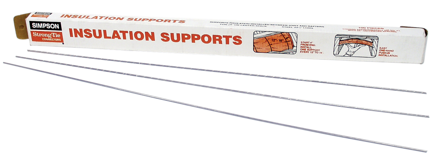 Simpson Strong-Tie IS24-R IS 23-1/2 in. Insulation Support (100-Qty) (Pack of 6)