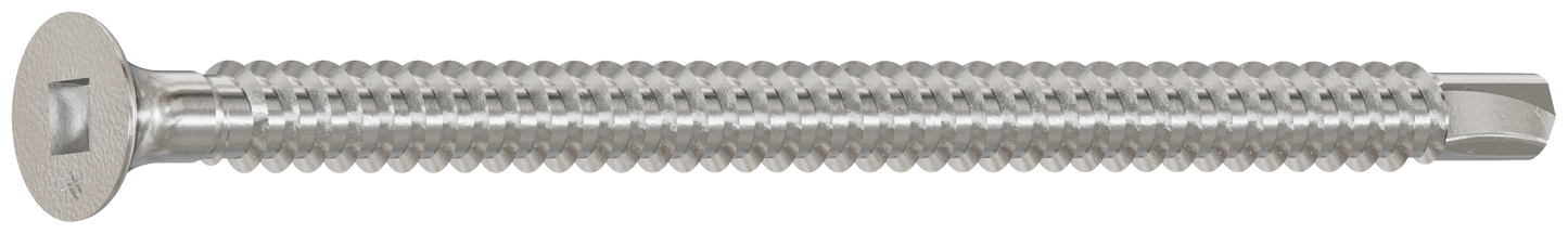 Simpson Strong-Tie F10T300BDB Self-Drilling Bugle-Head Screw — #10 x 3 in. #2 Square Drive, Type 410 (1500-Qty) (Pack of 64)
