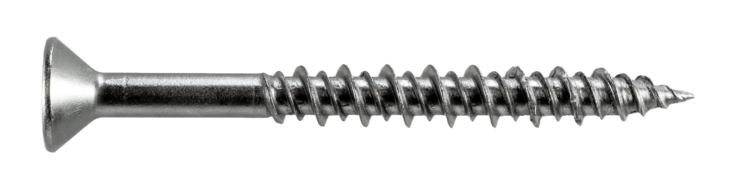 Simpson Strong-Tie T10J200FX-RP8 Marine Screw, Flat Head — #10 x 2 in. #2 Phillips Drive, Type 316 (8-Qty) (Pack of 5)