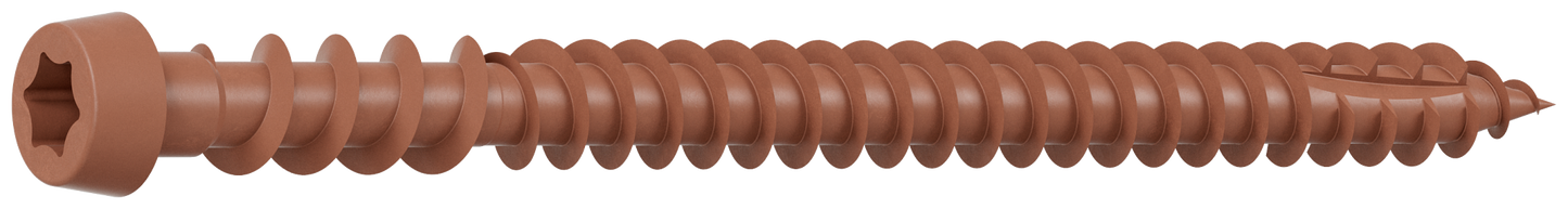 Simpson Strong-Tie DCU234TN03MB Deck-Drive™ DCU COMPOSITE Screw — #10 x 2-3/4 in. T20, Quik Guard®, Tan 03 (1750-Qty) (Pack of 64)