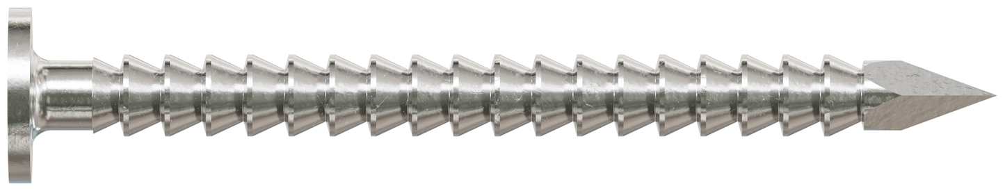 Simpson Strong-Tie T2ACN1 Common Nail, Annular Ring Shank — 1-in. x .072-in. Type 316 Stainless Steel (1 lb.) (Pack of 800)