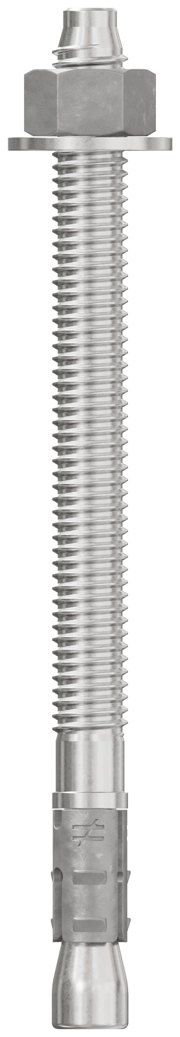 Simpson Strong-Tie STB2-37500S6F50 Strong-Bolt® 2 — 3/8 in. x 5 in. Type 316 Stainless-Steel Wedge Anchor, Fully Assembled (50-Qty) (Pack of 2)