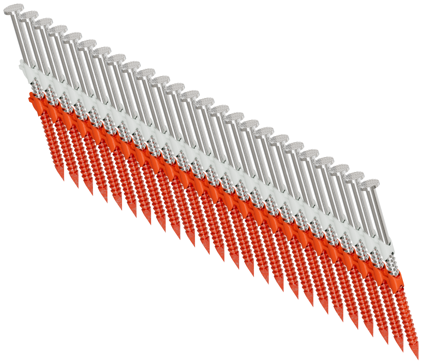 Simpson Strong-Tie S10A250CNB 20°–22° Plastic Strip, Full Round Head, Ring-Shank Nail — 2-1/2 in. x .131 in. Type 304 (4000-Qty)