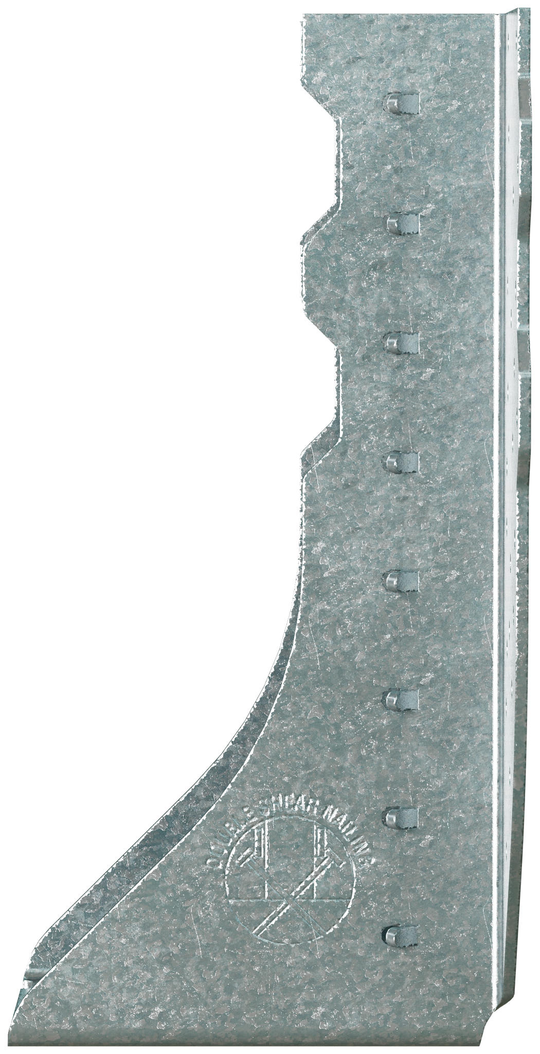 Simpson Strong-Tie HGUS3.25/10 HGUS® Galvanized Face-Mount Joist Hanger for 3-1/8 in. x 10 in. Glulam