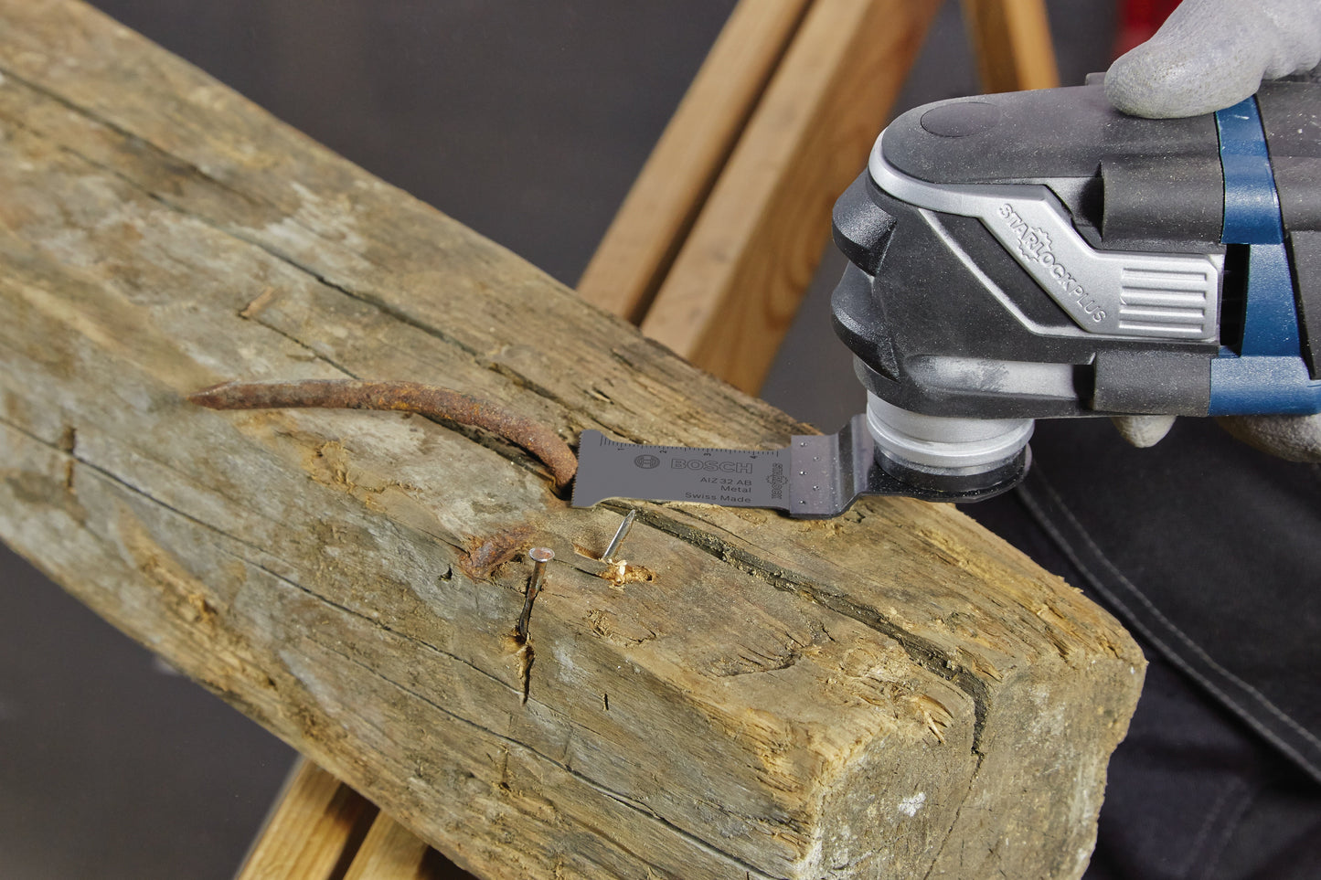 BOSCH OSL114C-10 1-1/4 In. Starlock® Oscillating Multi Tool Carbide Plunge Cut Blade 10 Pk.