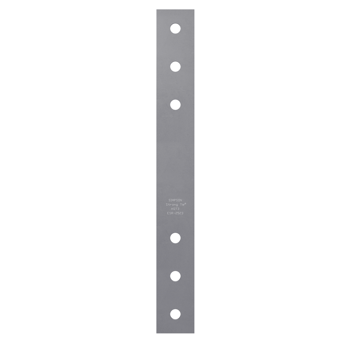 Simpson Strong-Tie HST2-R HST 2-1/2 in. x 21-1/4 in. 7-Gauge Galvanized Heavy Strap Tie