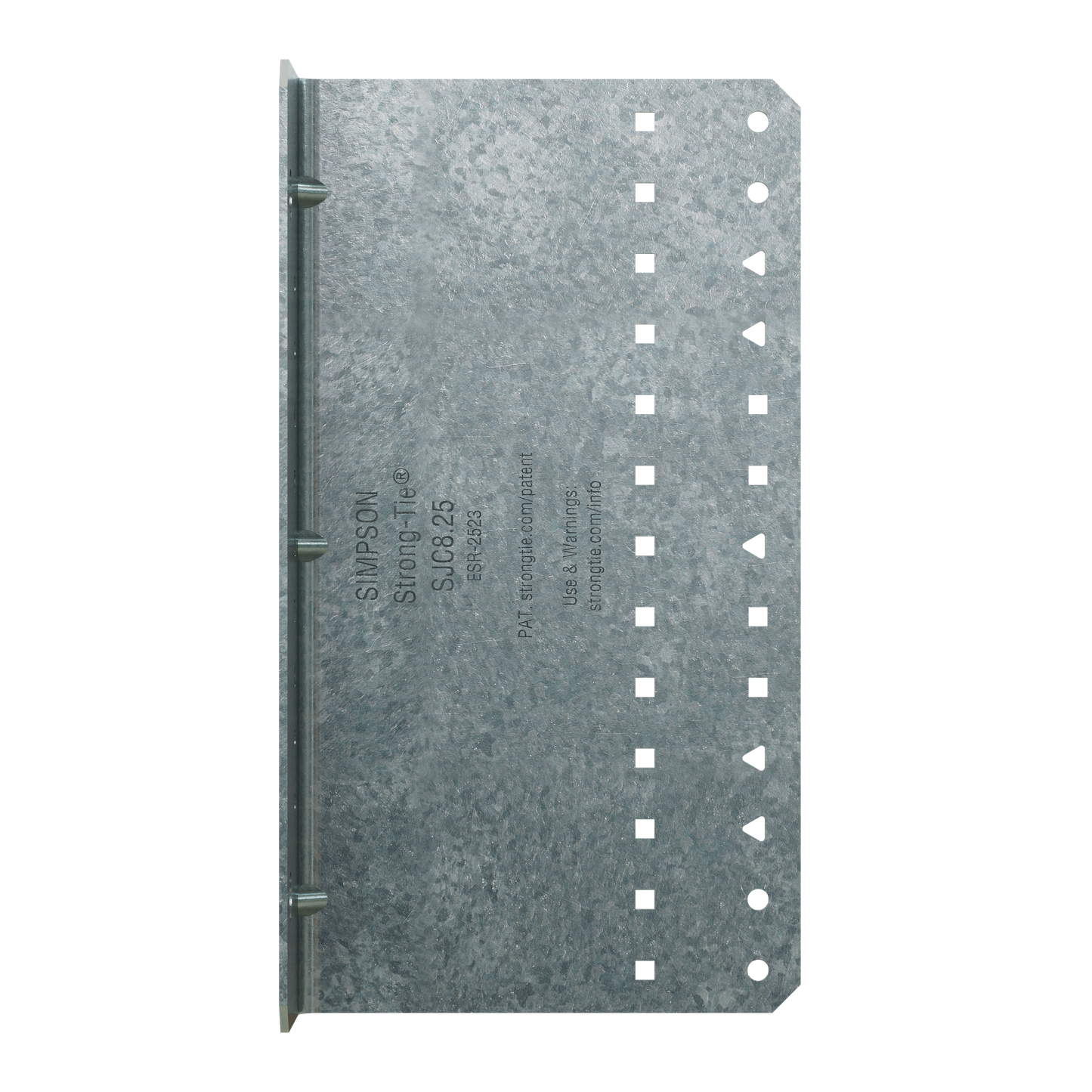 Simpson Strong-Tie SJC8.25-R15 SJC 2 in. x 4-1/2 in. x 8-1/4 in. 14-Gauge Galvanized Steel-Joist Connector (15-Qty) (Pack of 36)
