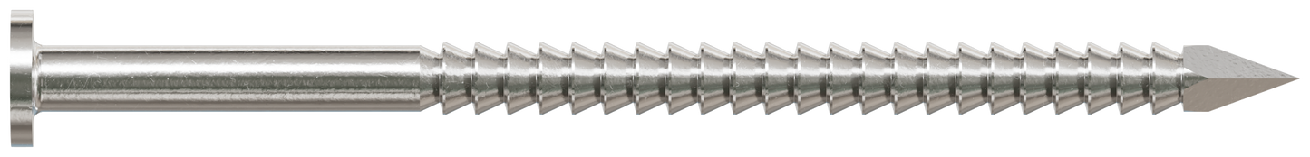 Simpson Strong-Tie S8ACN1 Common Nail, Annular Ring Shank — 2-1/2-in. x .131-in. Type 304 Stainless Steel (1 lb.) (Pack of 800)