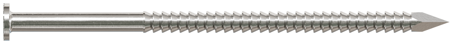 Simpson Strong-Tie T8CRD1 Cedar and Redwood Decking Nail — 2-1/2 in. x .113 in. Type 316 Stainless Steel (1 lb.) (Pack of 800)
