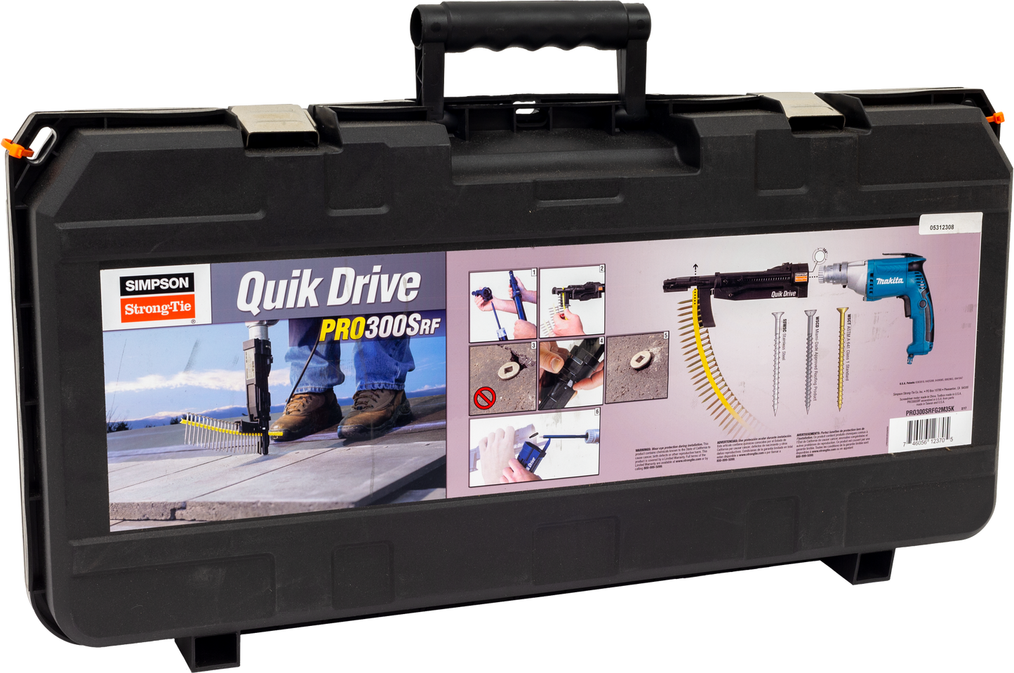 Simpson Strong-Tie PRO300SRFG2M35K Quik Drive® PRO300SRFG2 Roofing Tile System w/ Makita® 3500 RPM Screwdriver Motor