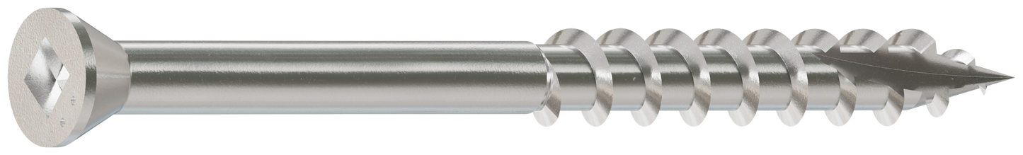 Simpson Strong-Tie S07200FB1 Trim-Head Screw, Square Drive — #7 x 2 in. #1 SQ, Type 305 (1 lb.)