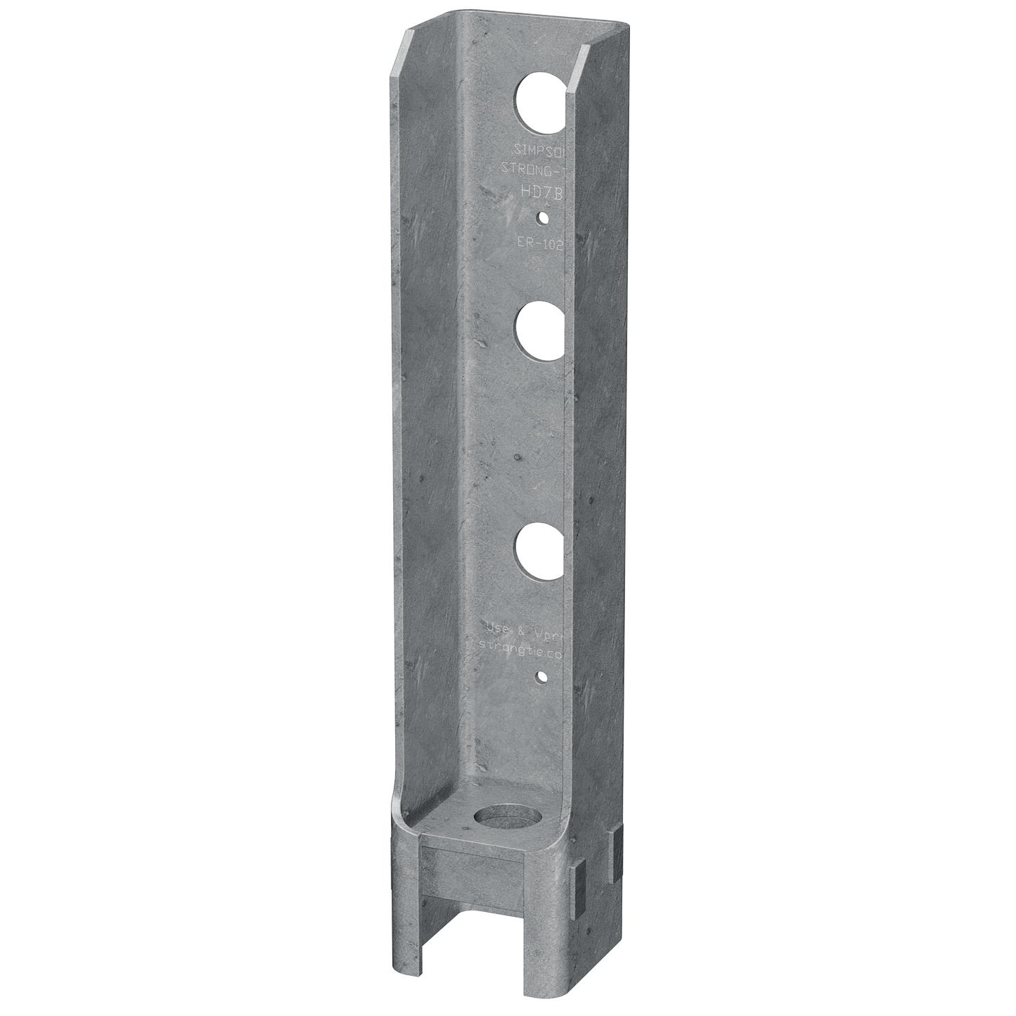 Simpson Strong-Tie HD7B HDB 12-3/8 in. Galvanized (G90) Bolted Holdown