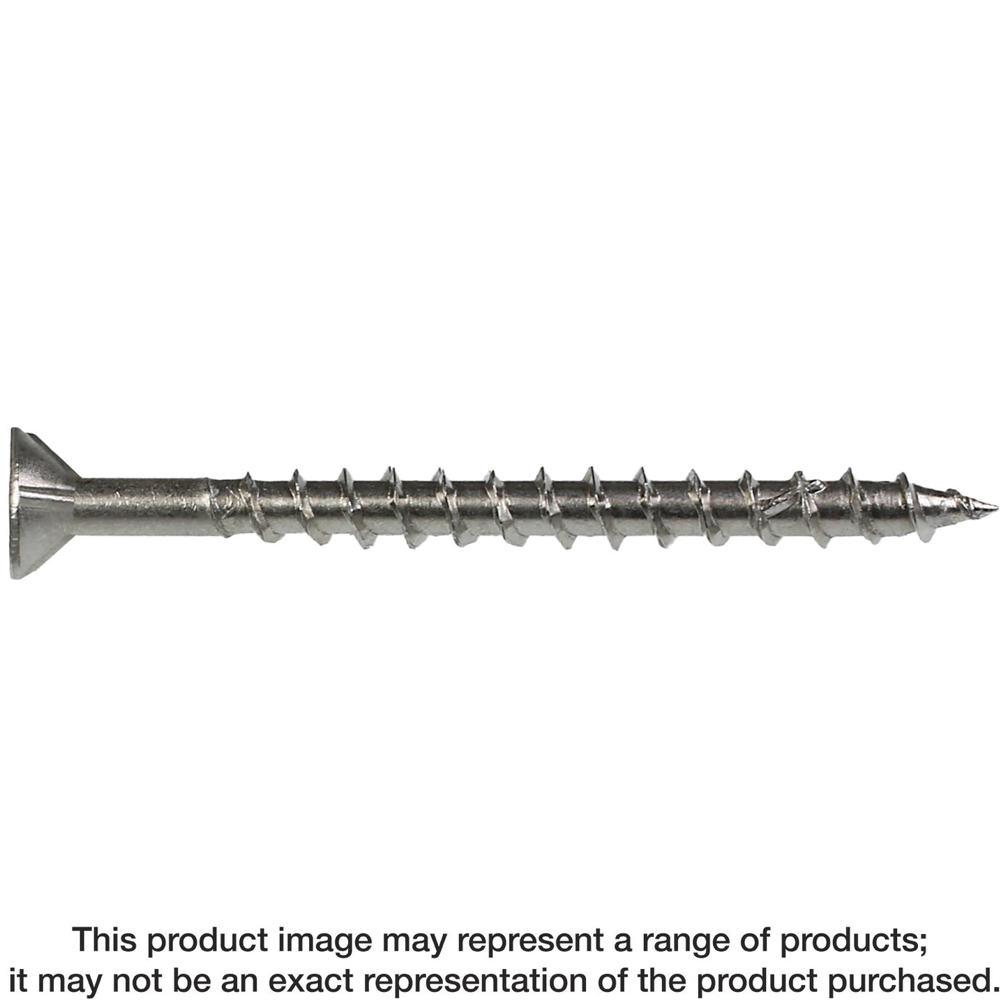 Simpson Strong-Tie T10200WP5 Deck-Drive™ DWP WOOD SS Screw — #10 x 2 in. T-25, Flat Head, Type 316 (5 lb.)