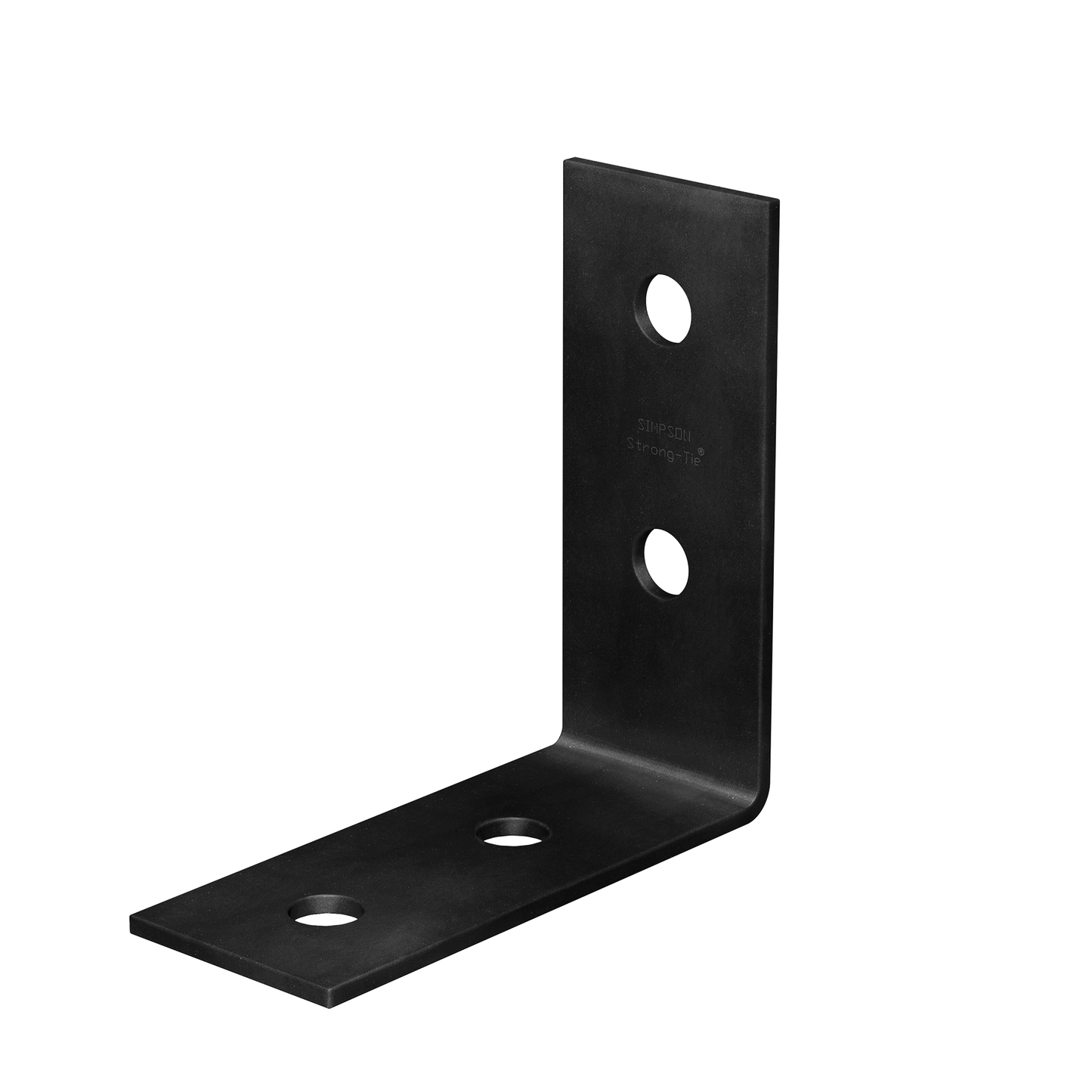 Simpson Strong-Tie HL73PC HLPC 7-1/4 in. x 3 in. Black Powder-Coated Ornamental Heavy Angle