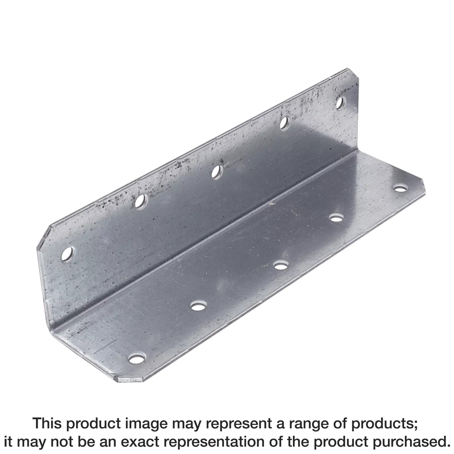 Simpson Strong-Tie ML28Z ML 2 in. x 8 in. 12-Gauge ZMAX® Galvanized Medium L Angle (Pack of 10)