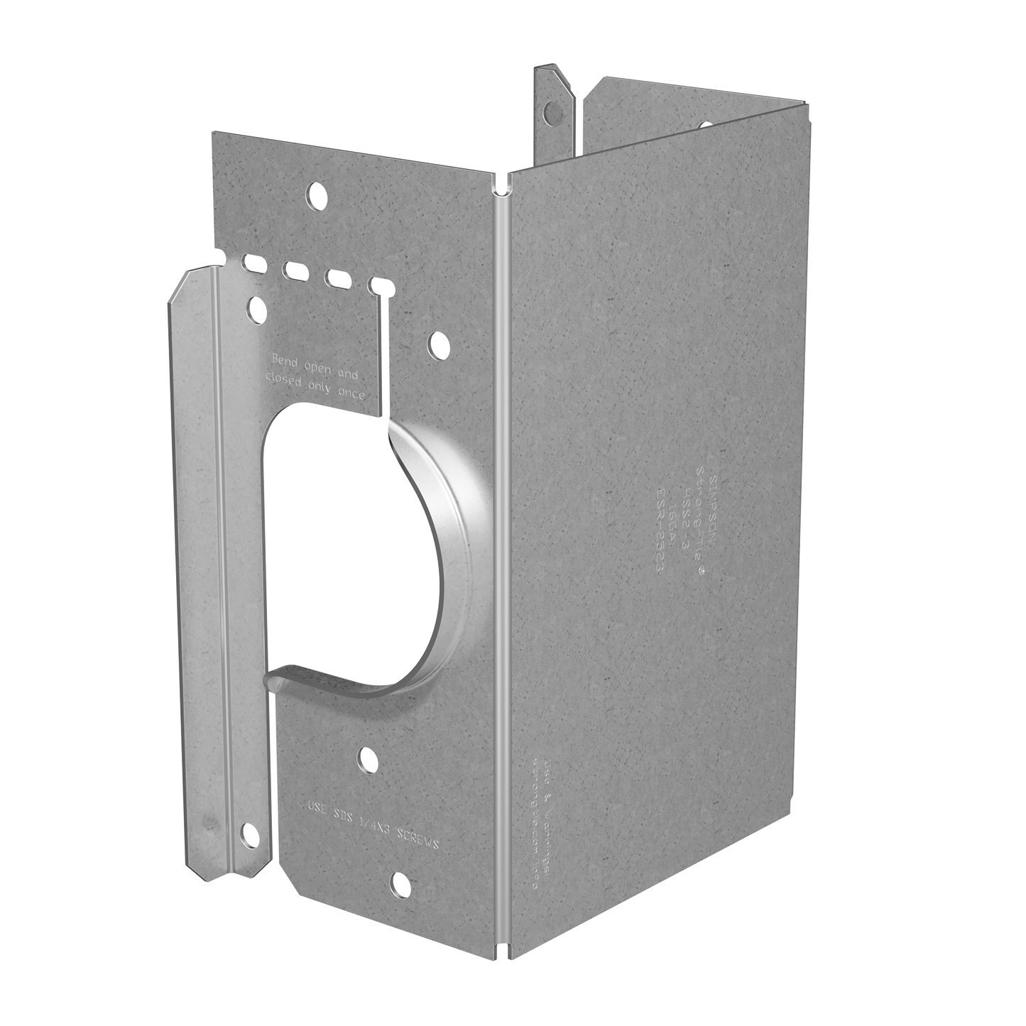 Simpson Strong-Tie HSS2-3-SDS3 HSS Galvanized Stud Shoe for Triple 2x, with Strong-Drive® SDS Screws (Pack of 864)