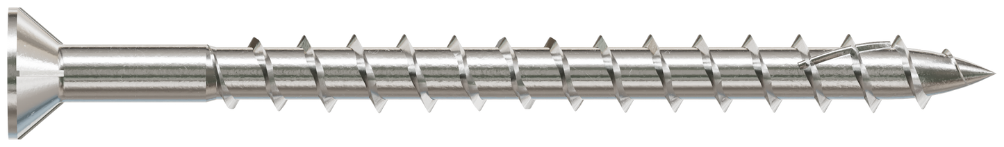 Simpson Strong-Tie T10250DWP Deck-Drive™ DWP WOOD SS Screw — #10 x 2-1/2 in. T-25, Flat Head, Type 316 (50-Qty) (Pack of 5)