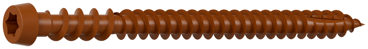 Simpson Strong-Tie DCU234TN01R350 Deck-Drive™ DCU COMPOSITE Screw — #10 x 2-3/4 in. T20, Quik Guard®, Tan 01 (350-Qty) (Pack of 300)