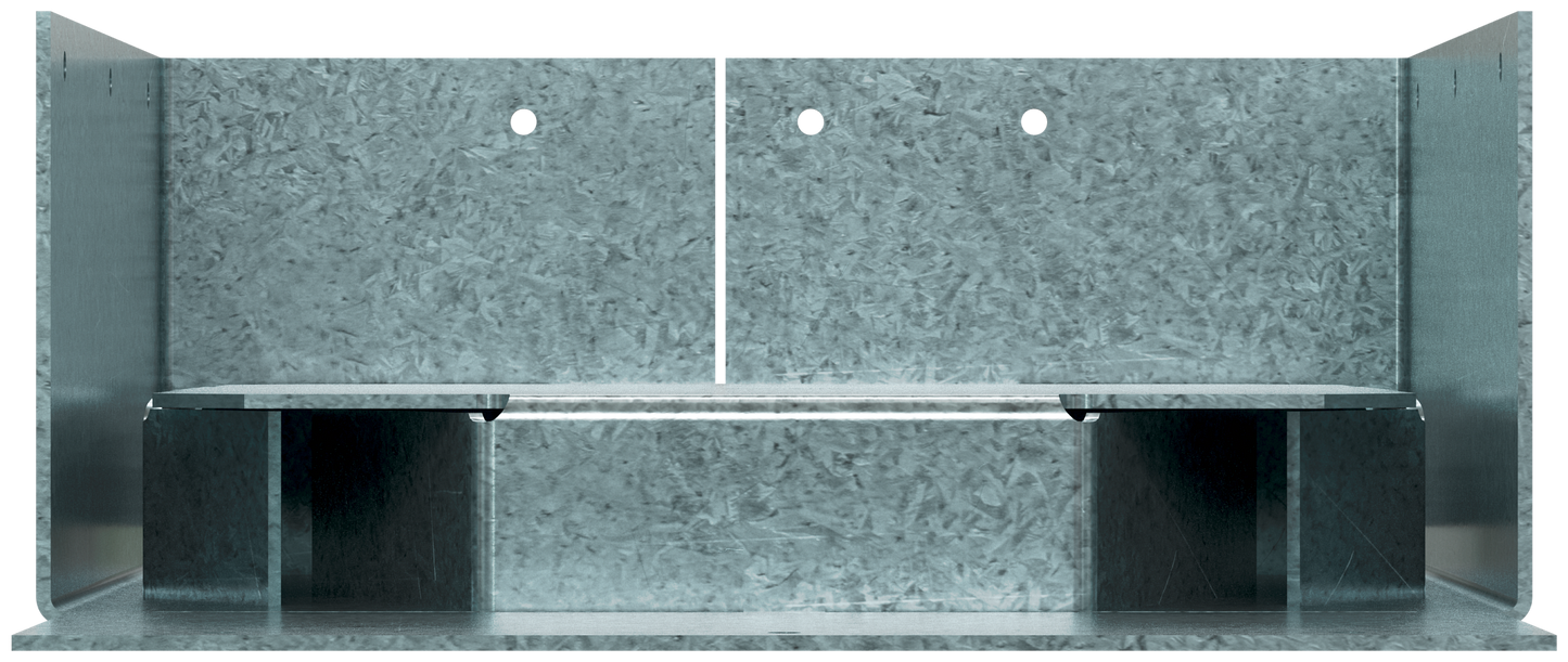 Simpson Strong-Tie ABW7-7Z ABW ZMAX® Galvanized Adjustable Standoff Post Base for 7-1/8 in. x 7-1/8 in. Post (Pack of 432)