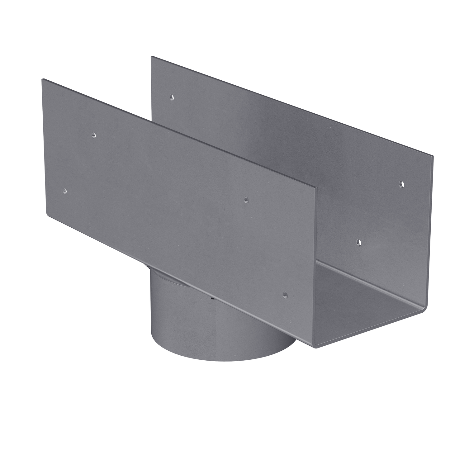 Simpson Strong-Tie LCC6-3.5 LCC 6-1/8 in. Column Cap for 3-1/2 in. Outside Diameter Lally Column