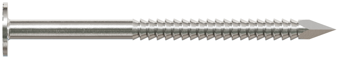 Simpson Strong-Tie T6PCS1 Fiber-Cement Siding Nail — 2 in. x .120 in. Type 316 Stainless Steel (1 lb.) (Pack of 10)