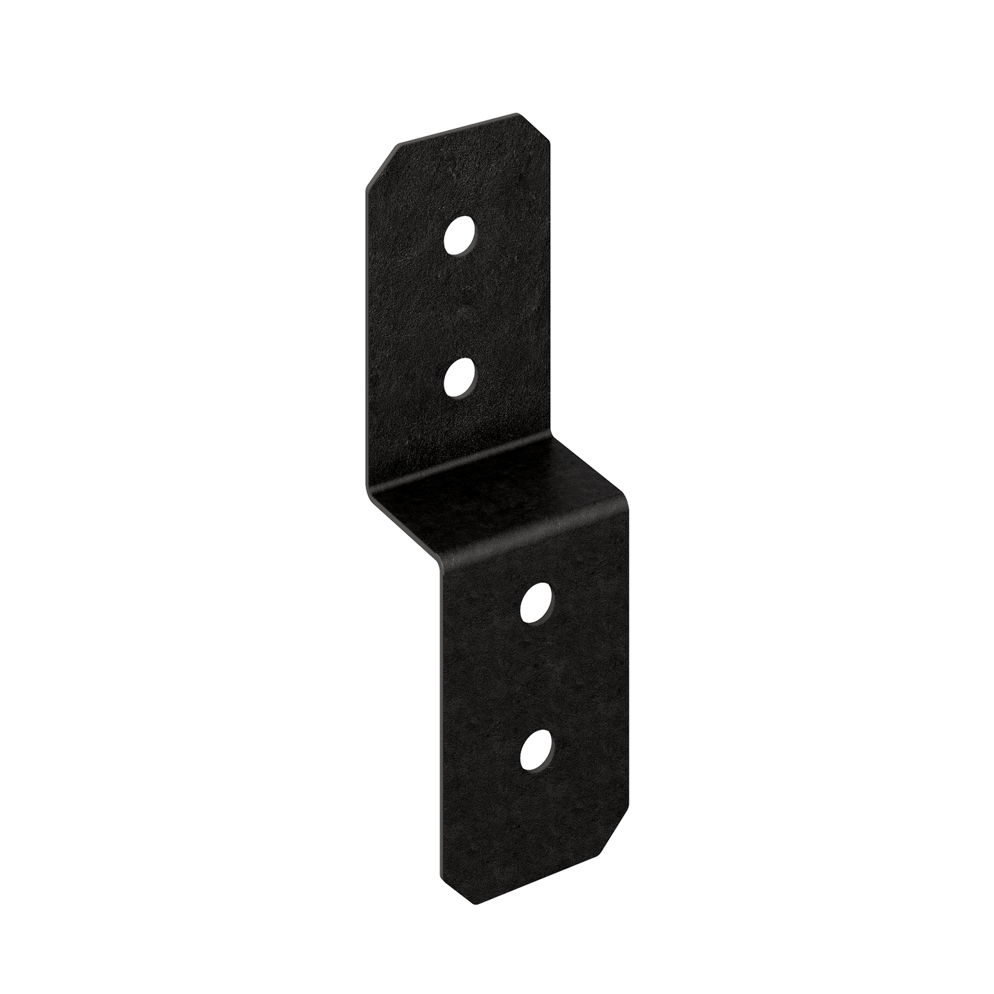 Simpson Strong-Tie APVDJT2R-4 Outdoor Accents® Avant Collection™ 3-in. ZMAX®, Black Powder-Coated Deck Joist Tie for Rough 2x