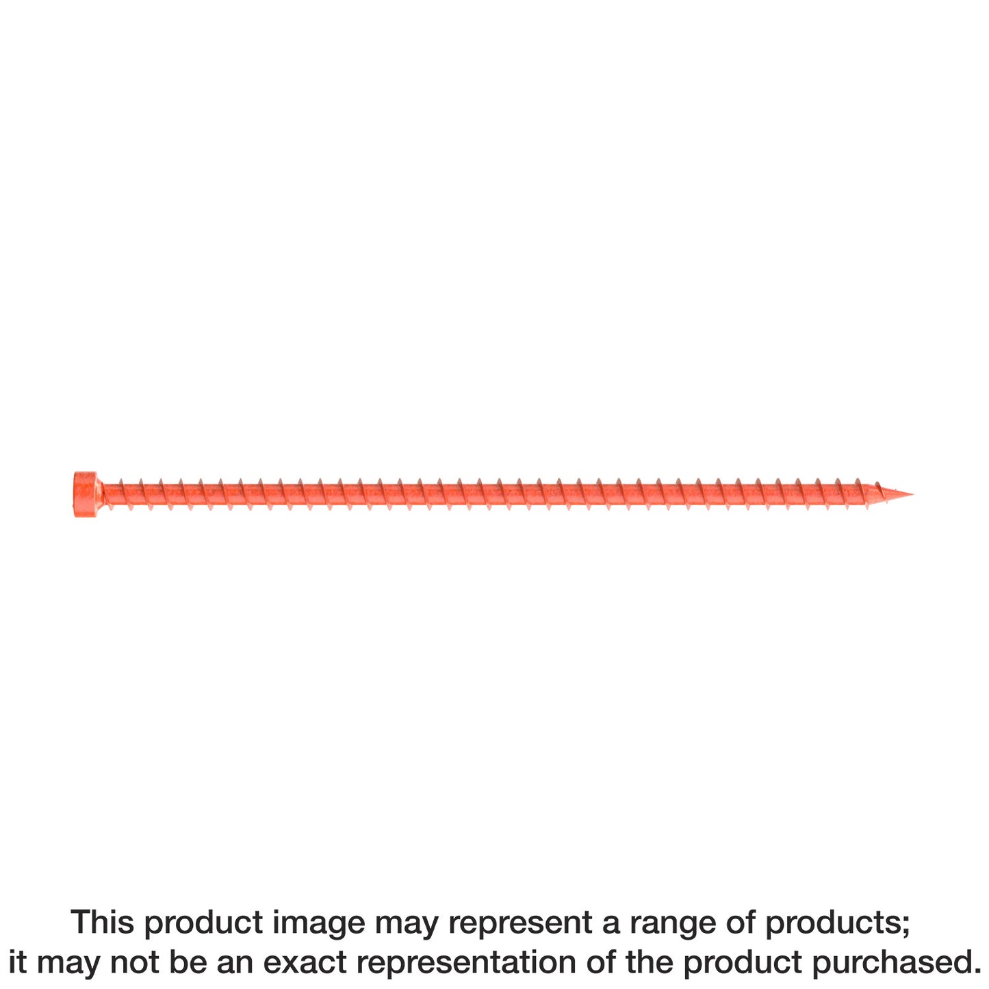 Simpson Strong-Tie SDWC15600-KT Strong-Drive® SDWC® TRUSS Screw — .155 in. x 6 in. T30 Clear-Zinc Coat, Orange (50-Qty) (Pack of 6)