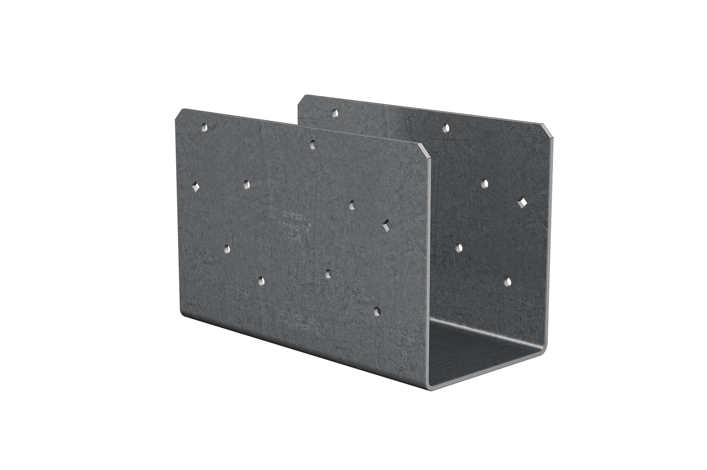 Simpson Strong-Tie CCOQ5-SDS2.5 CCOQ Column Cap (No Straps) for 5-1/8 in. Beam, with Strong-Drive® SDS Screws