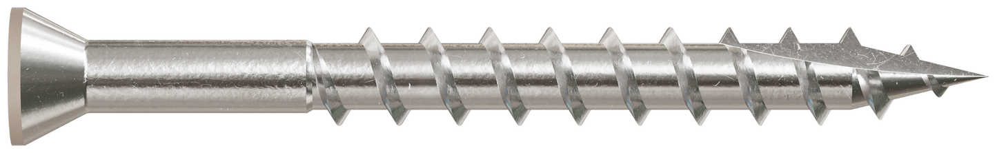 Simpson Strong-Tie T07162FT70GR01 Trim-Head Screw, 6-Lobe Drive — #7 x 1-5/8 in. T-15 Type 316, Gray 01 (70-Qty) (Pack of 5)