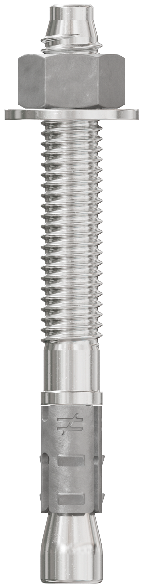 Simpson Strong-Tie STB2-37312S4F50 Strong-Bolt® 2 — 3/8 in. x 3-1/2 in. Type 304 Stainless-Steel Wedge Anchor, Fully Assembled (50-Qty)