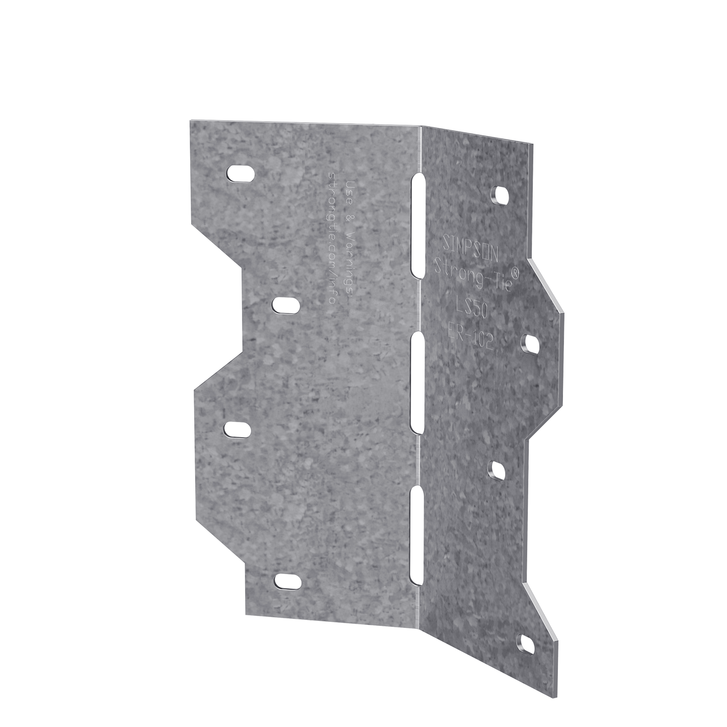 Simpson Strong-Tie LS50Z LS 4-7/8 in. 18-Gauge ZMAX® Galvanized Adjustable L Angle