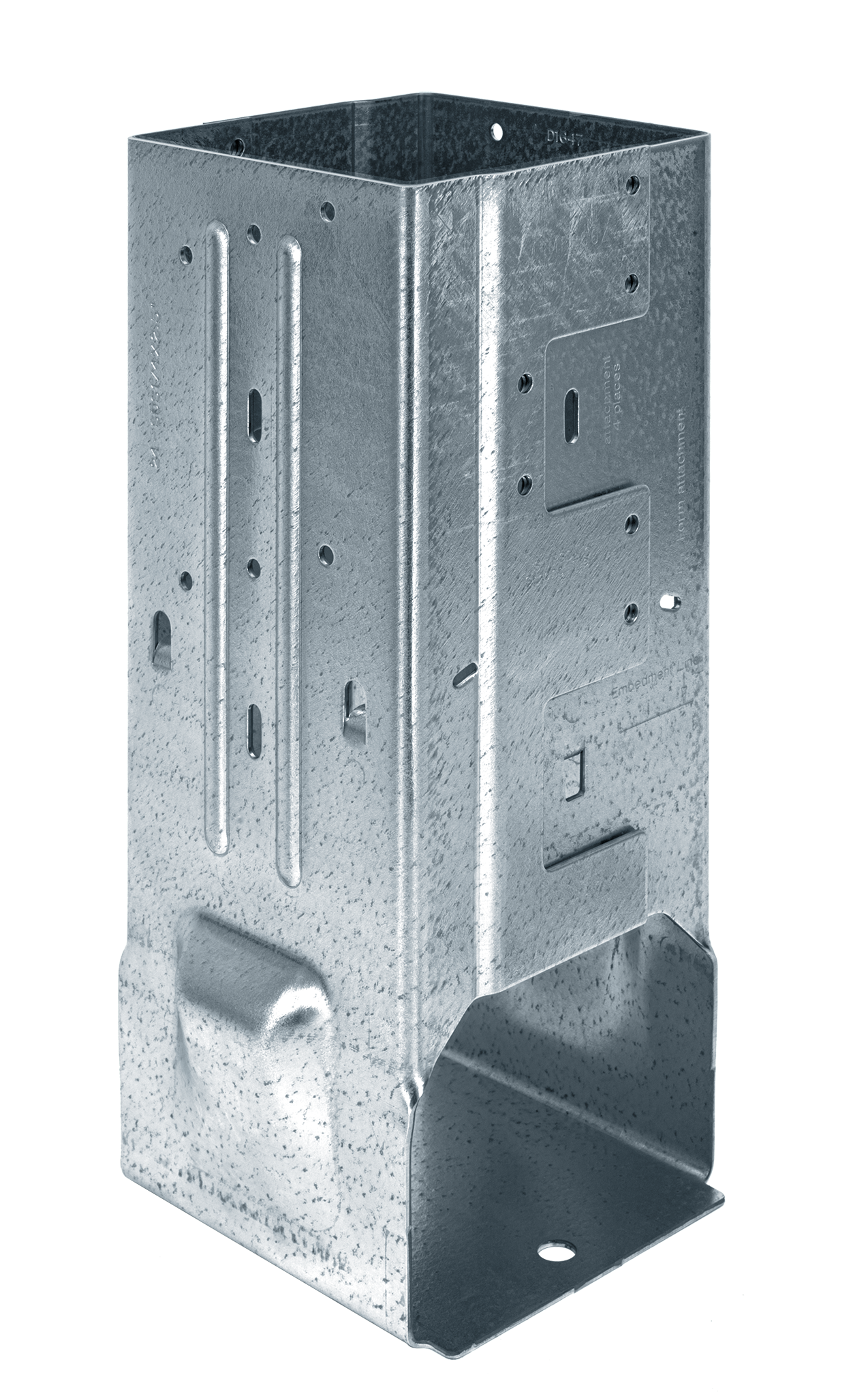 Simpson Strong-Tie MPB66Z MPBZ® ZMAX® Galvanized Moment Post Base for 6x6 w/ SDS Screws (Pack of 3)