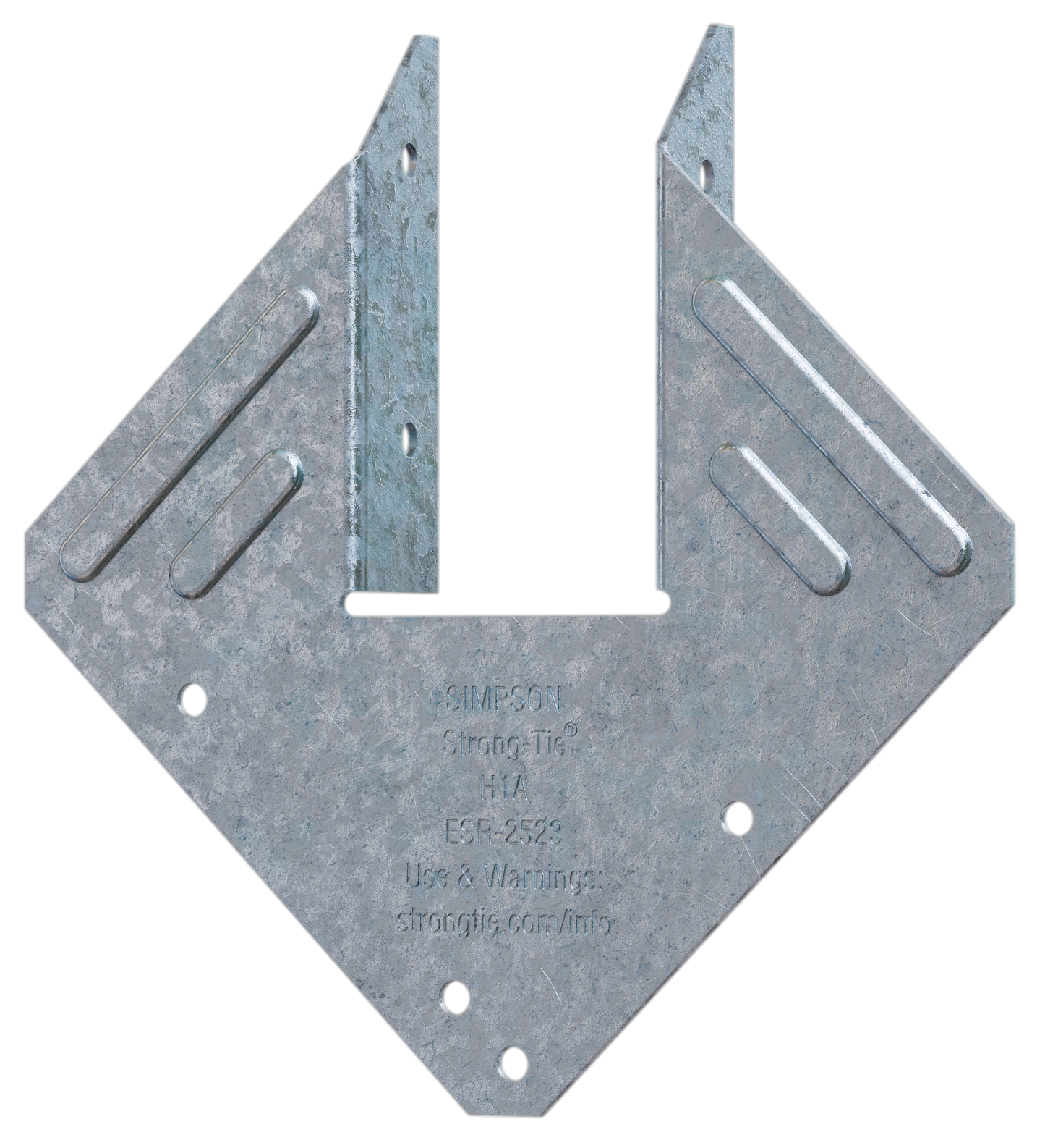 Simpson Strong-Tie H1AZ H1A 18-Gauge ZMAX® Galvanized Hurricane Tie (Pack of 100)