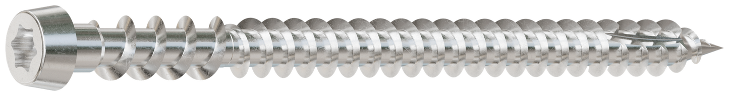 Simpson Strong-Tie DCU234S316 Deck-Drive™ DCU COMPOSITE Screw (Collated) — #10 x 2-3/4 in. Type 316 (1000-Qty)