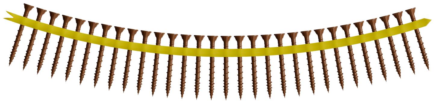Simpson Strong-Tie DSVR2S Deck-Drive™ DSV WOOD Screw (Collated) — #10 x 2 in. T25 6-Lobe, Red (1500-Qty)