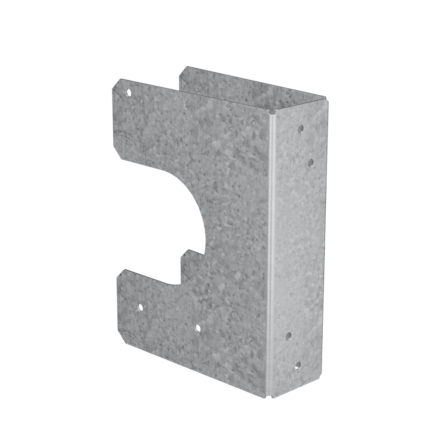 Simpson Strong-Tie SS1.5-R SS 16-Gauge Galvanized Stud Shoe for 2x Stud (Pack of 25)