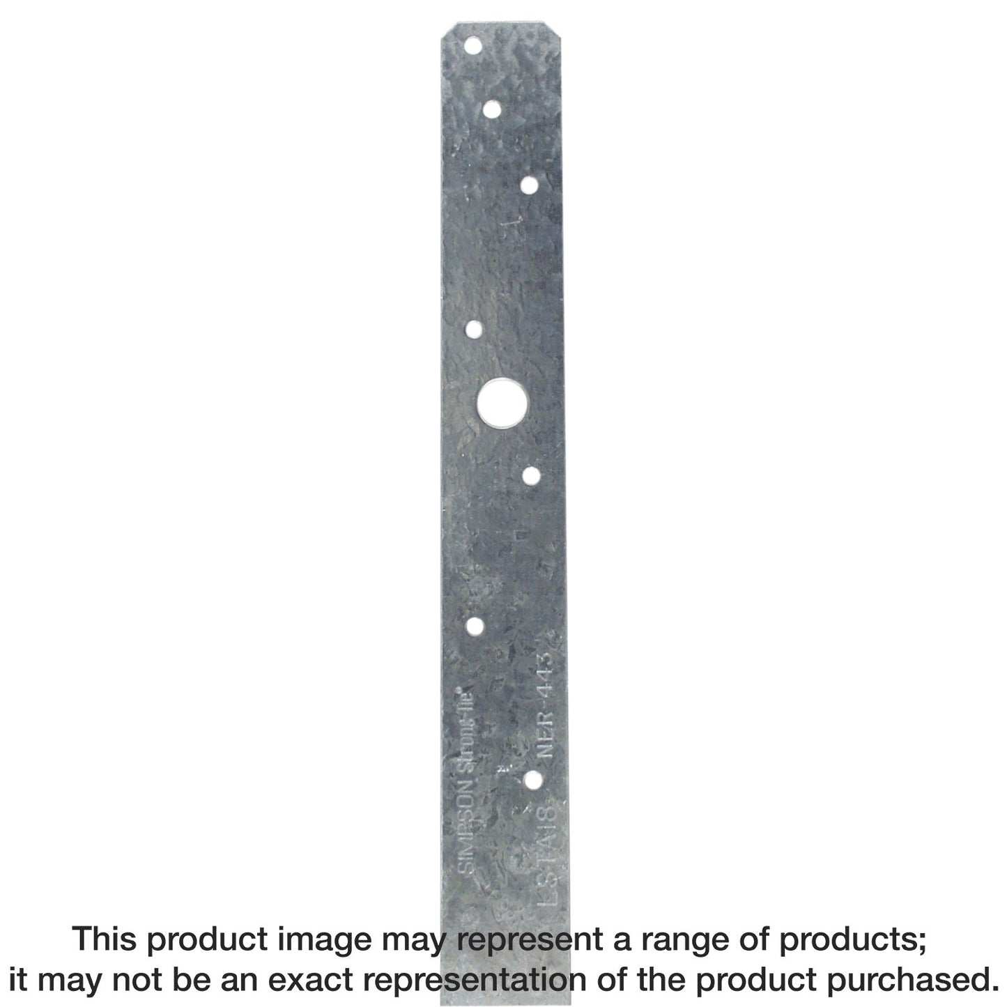 Simpson Strong-Tie LSTA18 LSTA 1-1/4 in. x 18 in. 20-Gauge Galvanized Strap Tie (Pack of 9100)