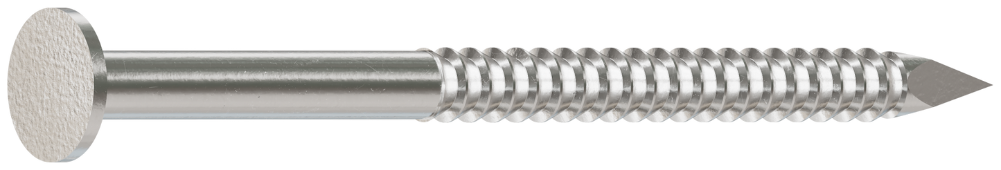 Simpson Strong-Tie T6ACN1 Common Nail, Annular Ring Shank — 2-in. x .120-in. Type 316 Stainless Steel (1 lb.)