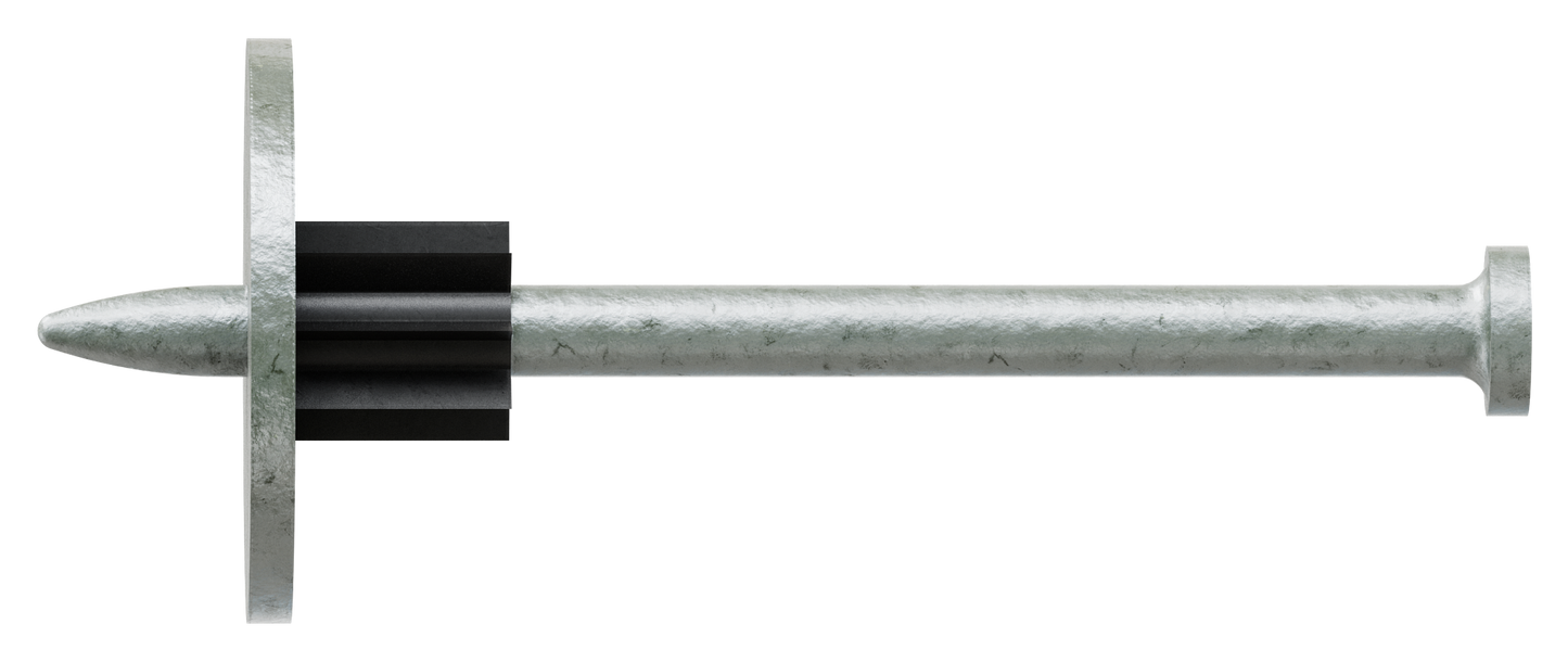 Simpson Strong-Tie PDPAWL-250 PDPAWL .157-in. x 2-1/2-in. Powder-Actuated Pin w/ 1-in. Washer (100-Qty)