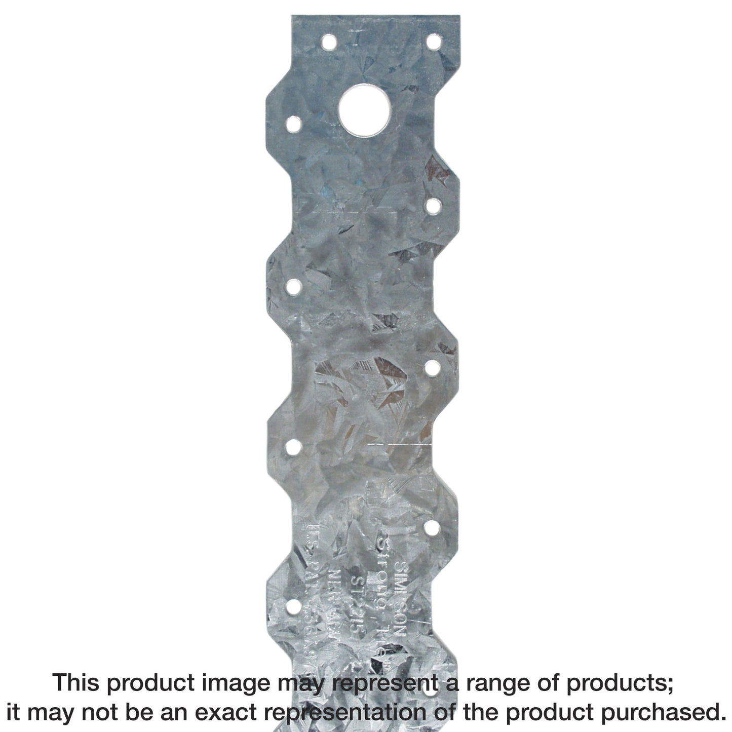 Simpson Strong-Tie ST2215 ST 16-5/16 in. 20-Gauge Galvanized Strap Tie (Pack of 50)