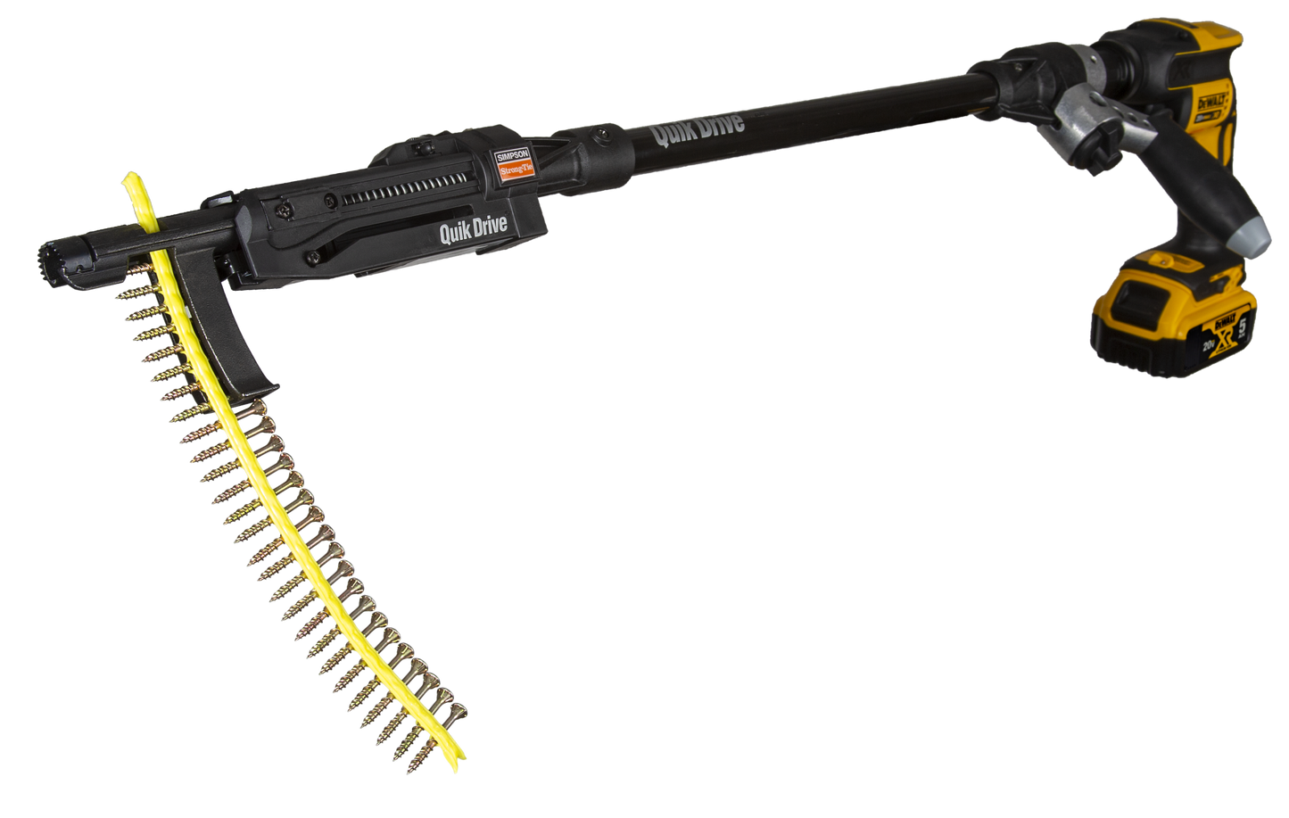 Simpson Strong-Tie PRO250G2DC2K Quik Drive® Cordless PRO250G2 Subfloor System w/ DeWalt® 2000 RPM Screwdriver Motor (Pack of 60)