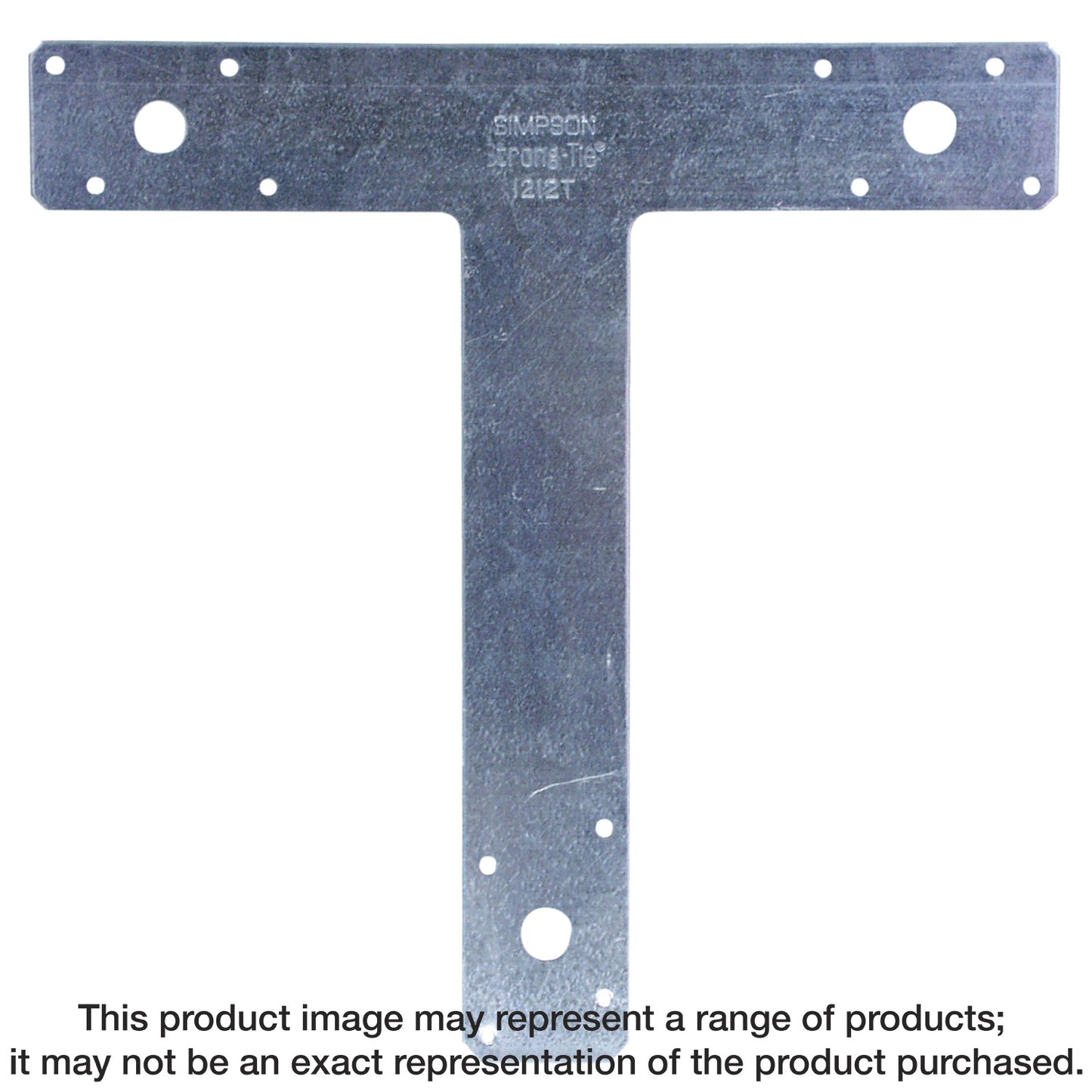 Simpson Strong-Tie 1212T 12 in. x 12 in. 14-Gauge Galvanized T Strap (Pack of 900)