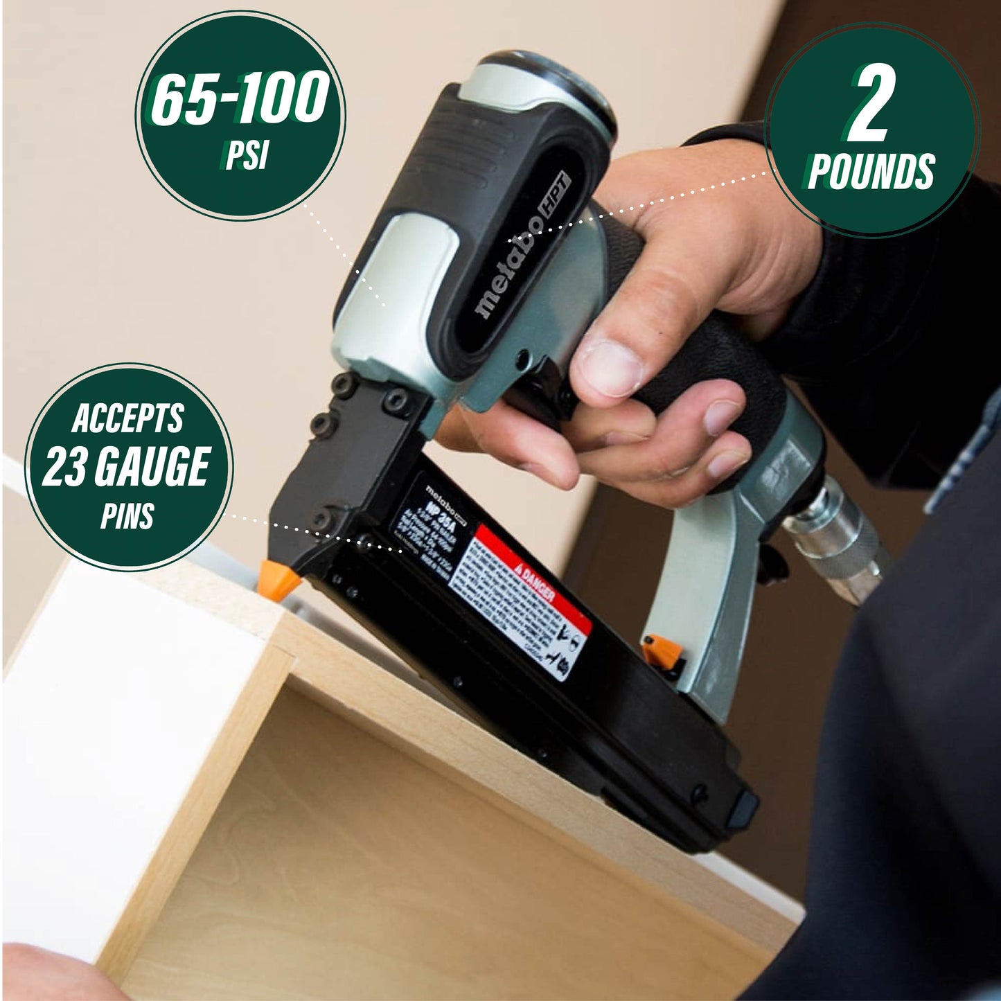 Clavadora de microclavos Metabo HPT NP35AM calibre 23 | NP35A