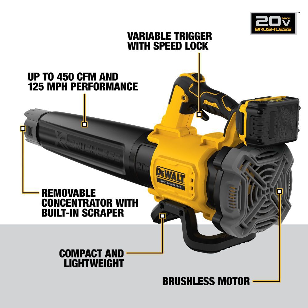 DeWalt DCBL722P1 20V MAX XR Brushless Handheld Blower Kit