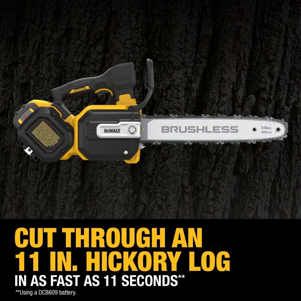 DeWalt DCCS674X2 60V MAX 14 in. Top Handle Chainsaw Kit
